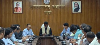 Meeting with representatives of private hospitals, presided over by the District Magistrate-cum-Deputy Commissioner, Ranchi, Mr. Manjunath Bhajantri.