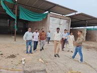 Ranchi DC, Mr. Manjunath Bhajantri, inspects units receiving hand-holding support under the PMFME scheme, facilitated by the Chief Minister's Small and Cottage Industries Development Board.