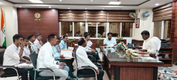 Review Meeting Regarding the Progress of Work on the Community Center Being Constructed within the Getalsud Dam Complex