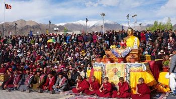 Sacred Exhibition of Tathagata's Holy Relics Concludes in Leh