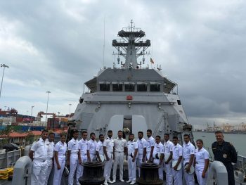 The Indian Ocean vessel 'Sagar' has departed from Colombo Port following a successful stopover.