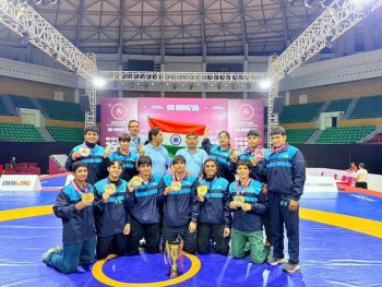 The Prime Minister congratulated the Indian wrestlers for their magnificent performance at the 2026 Under-23 Asian Championships.