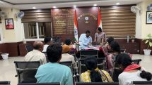 The Vice-Chairperson and members of the District Council met with Ranchi DC, Mr. Manjunath Bhajantri