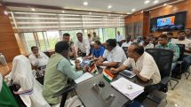 Deputy Commissioner Mr. Manjunath Bhajantri held an important meeting regarding the construction of the connecting flyover.