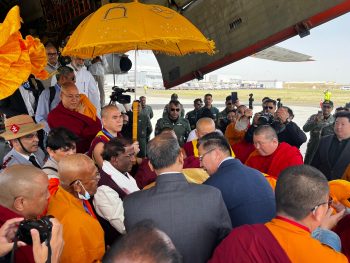 The Indian Air Force transported the sacred relics of Lord Buddha to Mongolia.