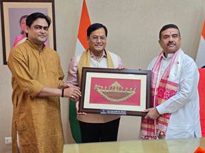 Union Minister Sarbananda Sonowal met with Chief Minister Suvendu Adhikari in Kolkata and discussed a maritime development plan worth ₹19,209 crore for West Bengal.