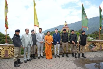 Union Minister of State for Women and Child Development, Smt. Savitri Thakur, reviewed the progress of key projects in Namchi district.