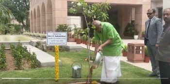 Vice President Shri CP Radhakrishnan appealed to everyone to join the 'Ek Ped Maa Ke Naam' campaign on World Environment Day.