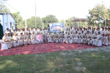 Hazaribagh Police observed Police Commemoration Day 2026, paid tribute to the immortal martyrs, and honored their family members.
