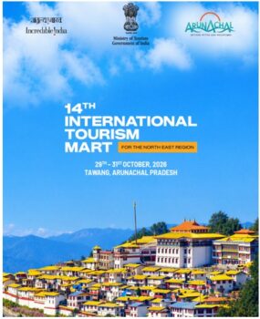 The 14th International Tourism Mart begins today in Tawang; representatives from 22 countries are expected to attend.