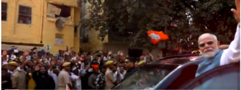 The Prime Minister shared glimpses of his visit to Varanasi.