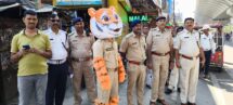 Travel safely in Ranchi—stay alert! Wear a helmet and follow traffic rules. | Awareness Campaign